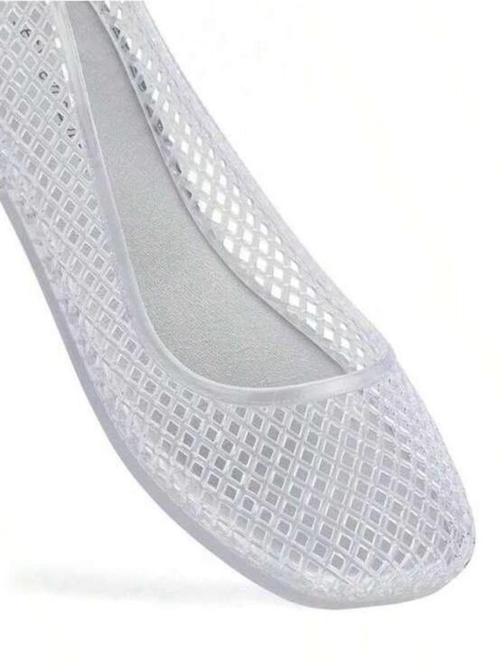 Jeffrey Campbell Clear Jelly Ballet Flat - Crystal Transparent - Picture 2 of 5
